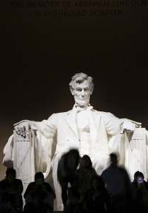 Abraham Lincoln watching over us - Lincoln Monument DC    